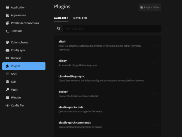 Tabby - Best modern, free SSH terminal Windows, Linux and Mac